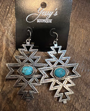 1757 Turquoise Aztec Earrings